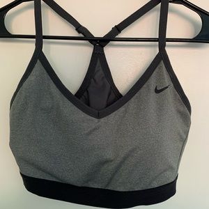 Nike Indy Sports Bra, Size: US XL, Grey & Black